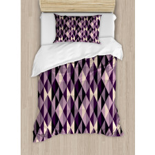Abstract Style Triangles Duvet Cover Set