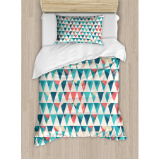 Triangle Hexagons Duvet Cover Set