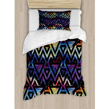 Galaxy Theme Lines Duvet Cover Set