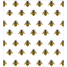 Honey Maker Insect Pattern Duvet Cover Set