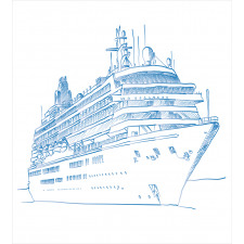 Cruise Liner Boat Travel Duvet Cover Set