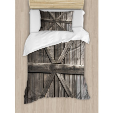 Old Door Rustic Life Duvet Cover Set