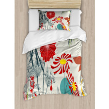 Dandelions Garden Botany Duvet Cover Set