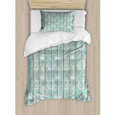 Marine Elements Wood Duvet Cover Set