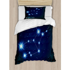 Constellation Stars Space Duvet Cover Set