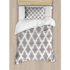 Geometric Damask Duvet Cover Set