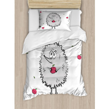 Happy Mammal Apples Duvet Cover Set