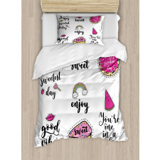 Happy Sweetest Day Duvet Cover Set