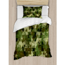Abstract Camo Pattern Duvet Cover Set