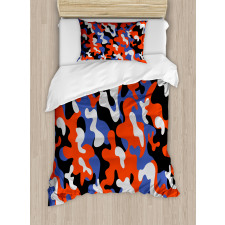 Abstract Paint Splashes Duvet Cover Set