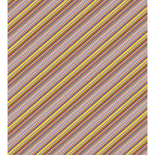 Flower of Life Stripes Duvet Cover Set