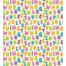 Letters Alphabet ABC Duvet Cover Set