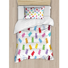 Vibrant Gummy Bears Duvet Cover Set