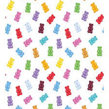 Vibrant Gummy Bears Duvet Cover Set