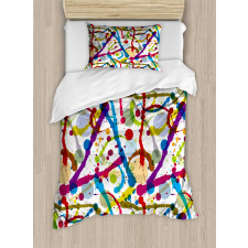 Colorful Splash Duvet Cover Set