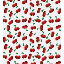 Vibrant Cherries Summer Duvet Cover Set