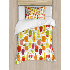 Banana Smile Kids Theme Duvet Cover Set