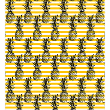 Modern Pineapple Motif Duvet Cover Set