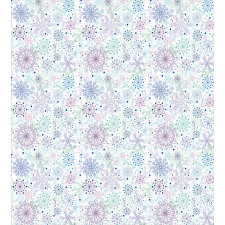 Pastel Snowflakes Joyful Duvet Cover Set