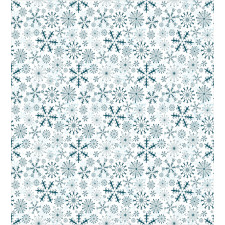 Merry Xmas Snowflakes Duvet Cover Set