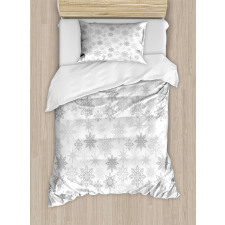 Ornate Crystals of Ice Duvet Cover Set