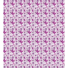 Purple Color Fauna Duvet Cover Set