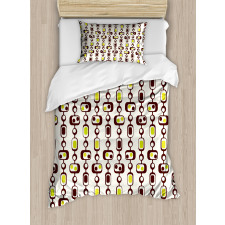 Rectangle Elements Duvet Cover Set