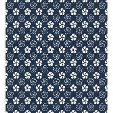 Retro Japanese Flora Duvet Cover Set