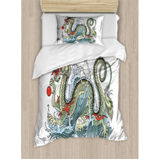 Eastern Creature Duvet Cover Set