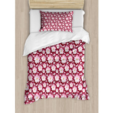 Romantic Floral Pattern Duvet Cover Set