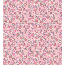 Romantic Doodle Heart Duvet Cover Set