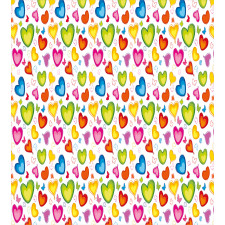 Colorful Butterflies Happy Duvet Cover Set