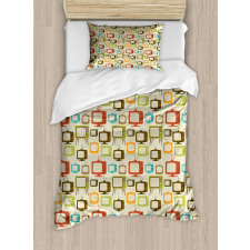 Old Televisions Retro Duvet Cover Set