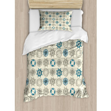 Marine Inspired Retro Duvet Cover Set