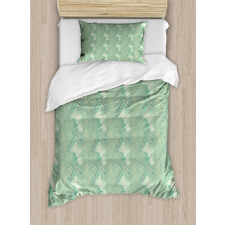 Lace Style Butterflies Duvet Cover Set