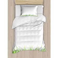 Fresh Grass Lawn Garden Duvet Cover Set