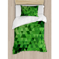 Triangles Abstract Mosaic Duvet Cover Set