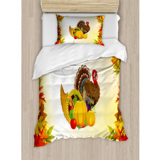 Cornucopia and Poultry Duvet Cover Set