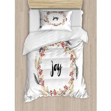 Wreaths Vintage Design Duvet Cover Set