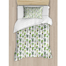 Latino Foliage Pattern Duvet Cover Set