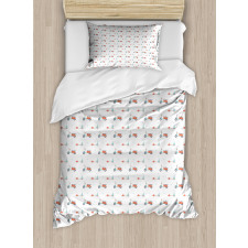 Mopeds Scooters Duvet Cover Set