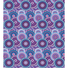 Circular Dots Pattern Duvet Cover Set