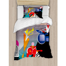 Band of Stick Duvet Cover Set