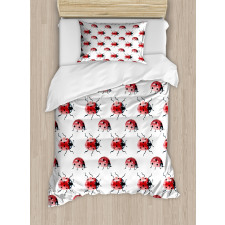 Lady Bug Insect Duvet Cover Set