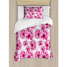 Abstract Peonies Duvet Cover Set