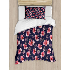 Pink Garden Flora Duvet Cover Set