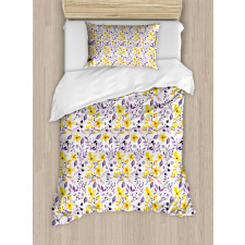 Yellow Wildflowers Duvet Cover Set