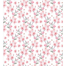 Sakura Cherry Garden Duvet Cover Set