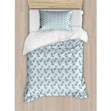 Ocean Drop Navy Rope Duvet Cover Set