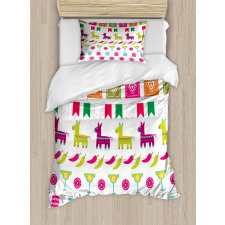 Latin Motifs Pepper Duvet Cover Set